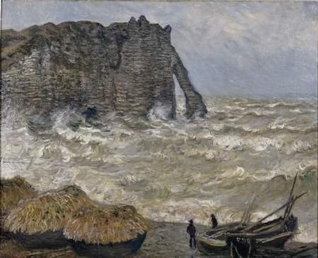 FR – Mer agitée à Etretat – Claude Monet – 1883 – 2ème étage – 2’38 – mbal 515 – audioguide français enrichi